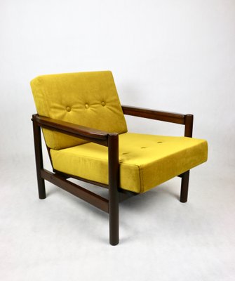 Vintage Armchair in Yellow Olive, 1970s-UJQ-1790503