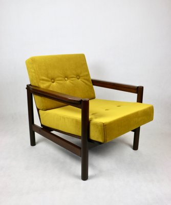 Vintage Armchair in Yellow Olive, 1970s-UJQ-1790503