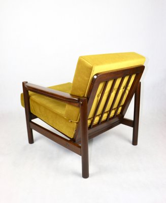 Vintage Armchair in Yellow Olive, 1970s-UJQ-1790503