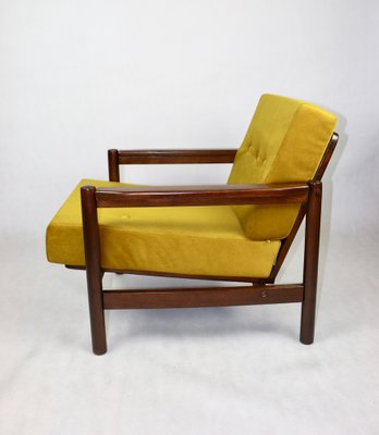 Vintage Armchair in Yellow Olive, 1970s-UJQ-1790503