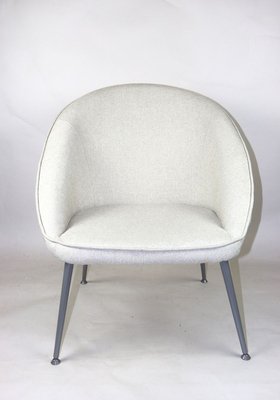 Vintage Armchair with Grey Metal Legs, 1970s-UJQ-750240