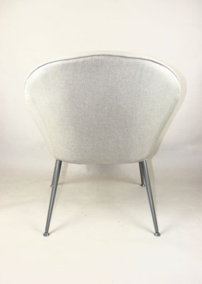 Vintage Armchair with Grey Metal Legs, 1970s-UJQ-750240