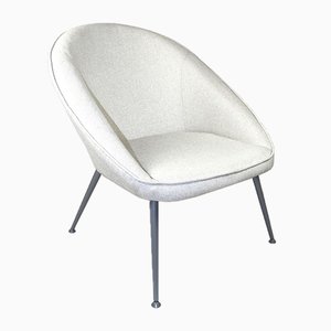 Vintage Armchair with Grey Metal Legs, 1970s-UJQ-750240