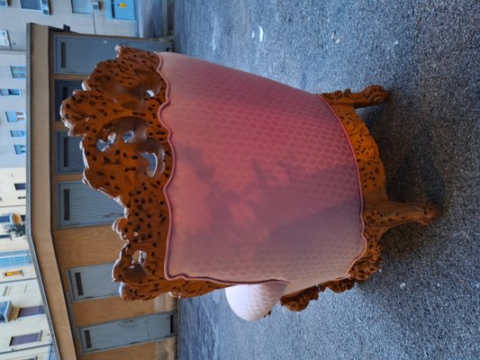 Vintage Armchair with Urano Palma Pink Fabric, 1980s-OHK-2020730