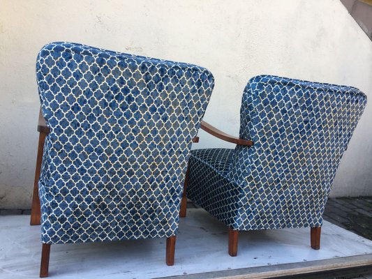 Vintage Armchairs, 1940s, Set of 2-WQQ-933345