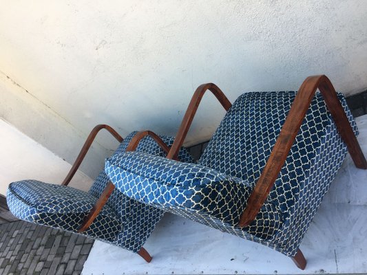 Vintage Armchairs, 1940s, Set of 2-WQQ-933345