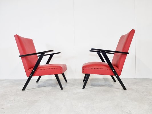 Vintage Armchairs, 1960s, Belgium, Set of 2-IRH-1134471