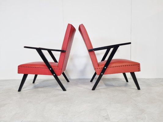 Vintage Armchairs, 1960s, Belgium, Set of 2-IRH-1134471