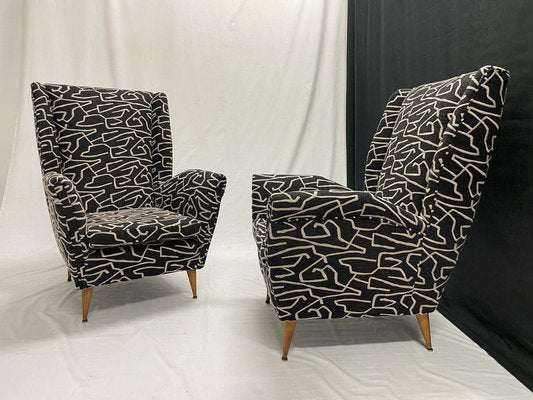 Vintage Armchairs by Giò Ponti, 1950s, Set of 2-FDH-1774628