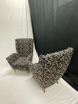 Vintage Armchairs by Giò Ponti, 1950s, Set of 2-FDH-1774628