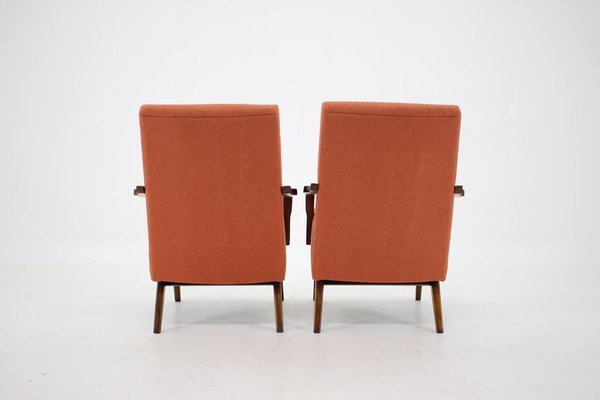 Vintage Armchairs, Czechoslovakia, 1960s, Set of 2-TZ-900528