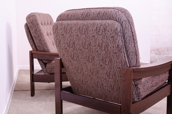 Vintage Armchairs, Czechoslovakia, 1980s, Set of 2-HXT-1723049