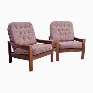 Vintage Armchairs, Czechoslovakia, 1980s, Set of 2-HXT-1723049