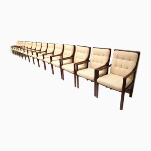 Vintage Armchairs from Lübke, 1970s, Set of 15-XID-1758749