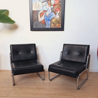 Vintage Armchairs from Soto Leon, Spain, 1965, Set of 3-WK-2016623