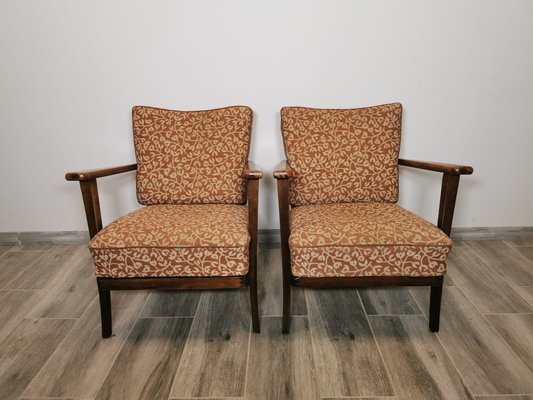 Vintage Armchairs from Thonet, 1930s, Set of 2-QJA-1453085