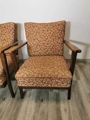 Vintage Armchairs from Thonet, 1930s, Set of 2-QJA-1453085