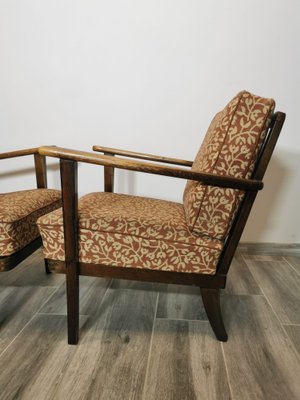 Vintage Armchairs from Thonet, 1930s, Set of 2-QJA-1453085