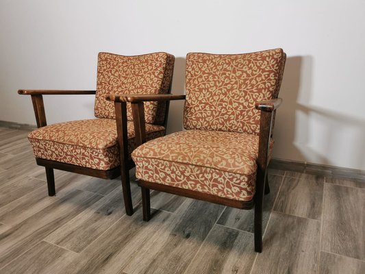 Vintage Armchairs from Thonet, 1930s, Set of 2-QJA-1453085