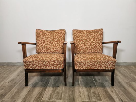 Vintage Armchairs from Thonet, 1930s, Set of 2-QJA-1453085