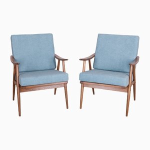 Vintage Armchairs from Ton, Czech, 1960s, Set of 2-NIT-1338953