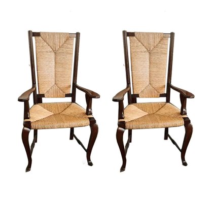 Vintage Armchairs in Beech, Set of 2-ODB-1807882