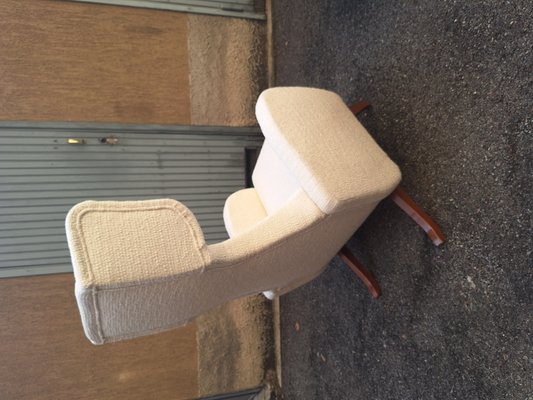 Vintage Armchairs in White Boucle, 1990s, Set of 2-OHK-2020710