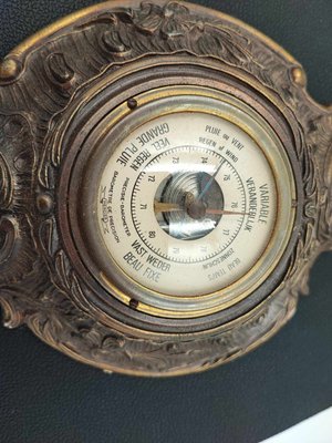 Vintage Art Deco Barometer, 1930s-CAQ-555129