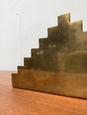 Vintage Art Deco Brass Napkin Holder-UAH-1294654