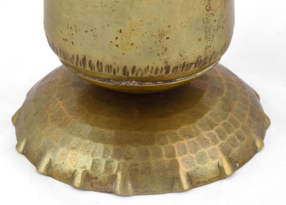 Vintage Art Deco Brass Vase, Germany, 1920s-ZCI-752691