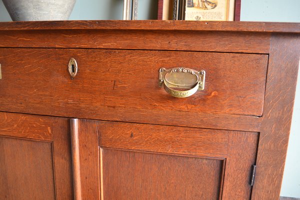 Vintage Art Deco Cabinet in Oak, 1900s-GTG-1763904