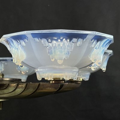 Vintage Art Deco Ceiling Lamp from Petitot & Ezan-JUZ-910400