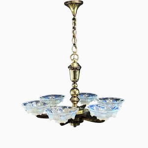 Vintage Art Deco Ceiling Lamp from Petitot & Ezan-JUZ-910400