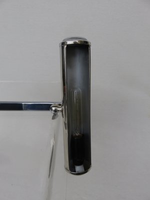 Vintage Art Deco Chrome-Plated Piano Table Lamp-EY-556878