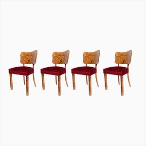 Vintage Art Deco Dining Chairs, Set of 4-LBS-592434