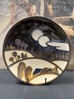 Vintage Art Deco Dish Claude Levy from Sainte Radegonde, 1920-NRK-1981848