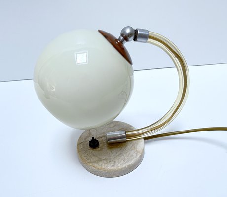 Vintage Art Deco Glass Table Lamp-GUT-2023465