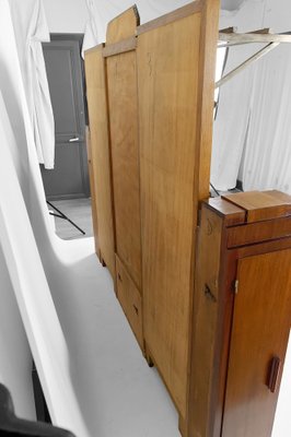 Vintage Art Deco Hall Cabinet in Marble and Mahogany, 1920s-XNH-1804456