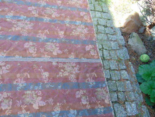 Vintage Art Deco Kilim Tablecloth-CAQ-715174