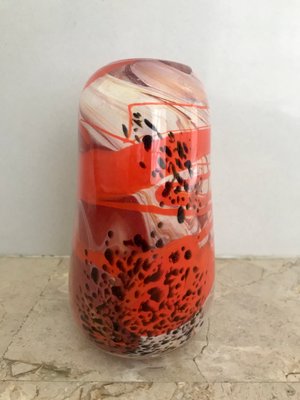 Vintage Art Deco Murano Vase, 1940s-NOU-636258