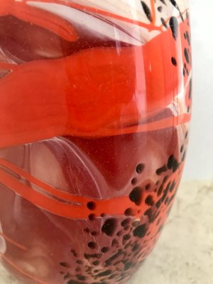 Vintage Art Deco Murano Vase, 1940s-NOU-636258