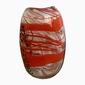 Vintage Art Deco Murano Vase, 1940s-NOU-636258