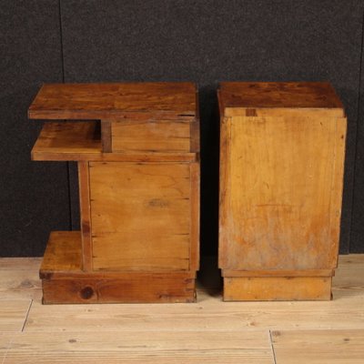 Vintage Art Deco Nightstands, 1950, Set of 2-RP-2041847