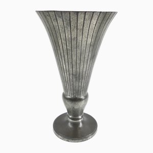 Vintage Art Deco Pewter Vase by Just Andersen, Denmark, 1930s-RCH-2034515