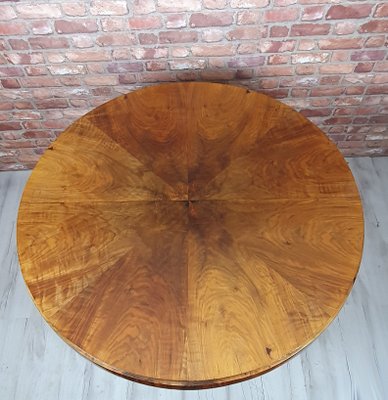 Vintage Art Deco Round Extentable Dining Table, 1930s-SYO-2016589