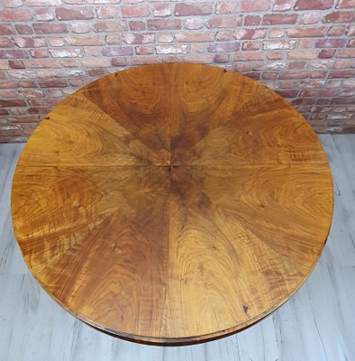 Vintage Art Deco Round Extentable Dining Table, 1930s-SYO-2016589