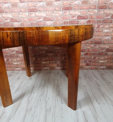 Vintage Art Deco Round Extentable Dining Table, 1930s-SYO-2016589