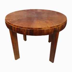 Vintage Art Deco Round Extentable Dining Table, 1930s-SYO-2016589