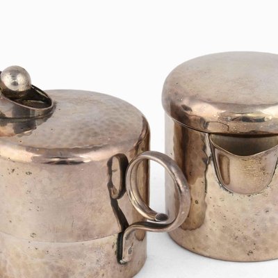 Vintage Art Deco Silver-Plated Pitchers, Germany, 1930s, Set of 2-ZCI-752129