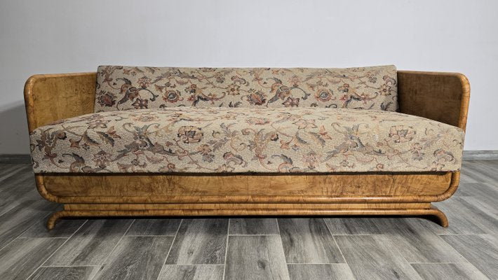 Vintage Art Deco Sofa in Fabric-QJA-2035677